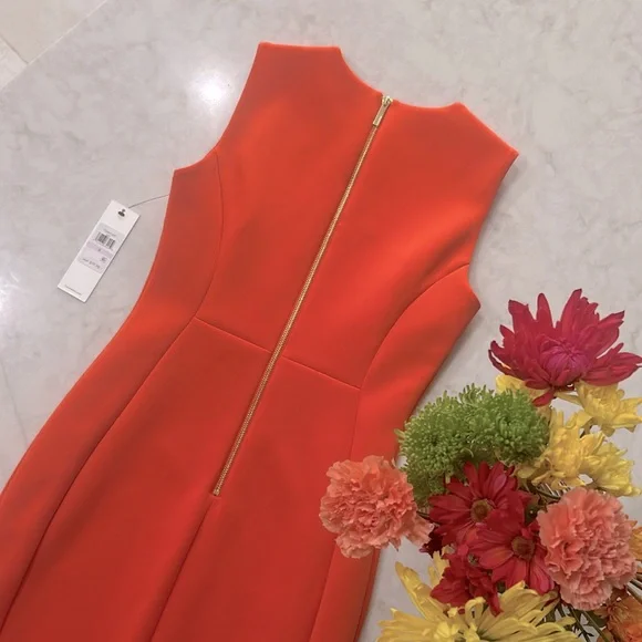 NWT Calvin Klein Women's Scuba Sheath Dress - Picture 6 of 7